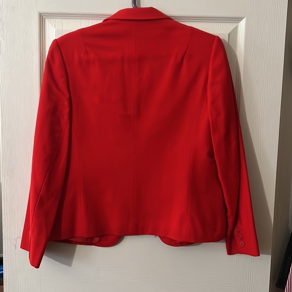 Red wool blazer - Picture 2 of 2